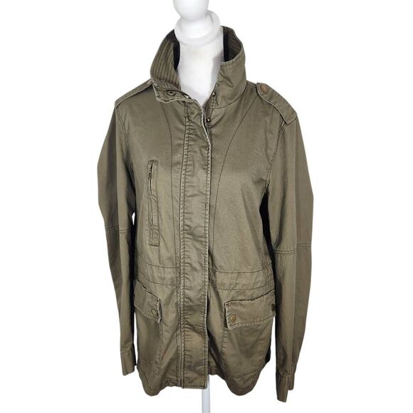Fashion Nova Army Green Utility Jacket Size XL Green Military Inspired Jacket - Picture 1 of 10